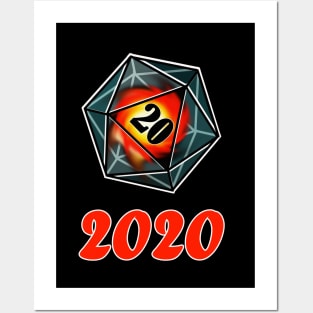 2020 could still be a 20 if you're a dnd fan Posters and Art